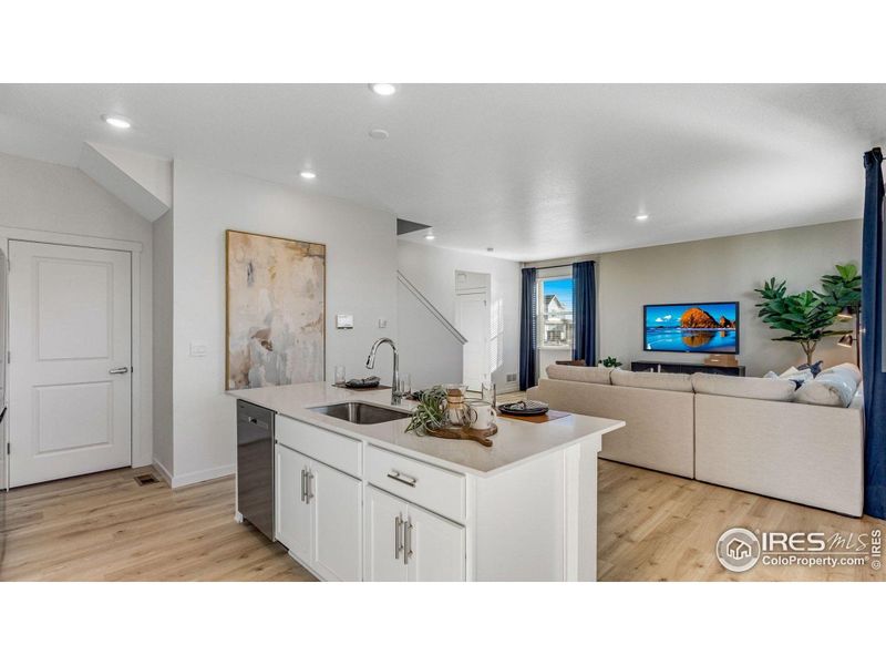 Furnished interior view inside a new home in Prairie Song, Windsor (Image 8).
