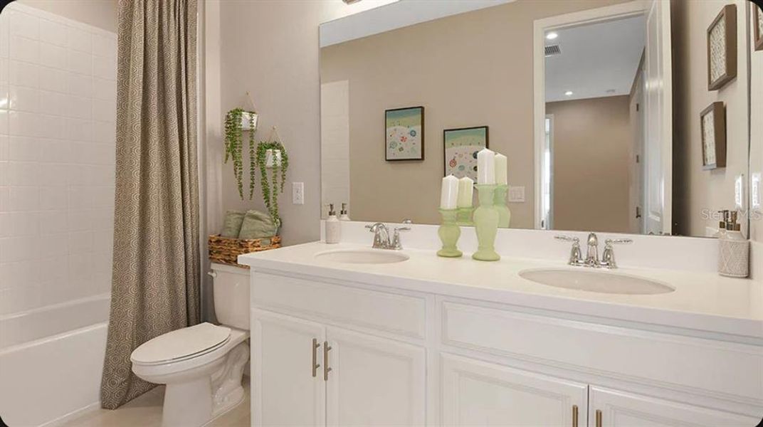 Furnished interior view inside a new home in Lochside, Mount Dora (Image 8). Furnished interior view inside a new home in Lochside, Mount Dora (Image 8).
