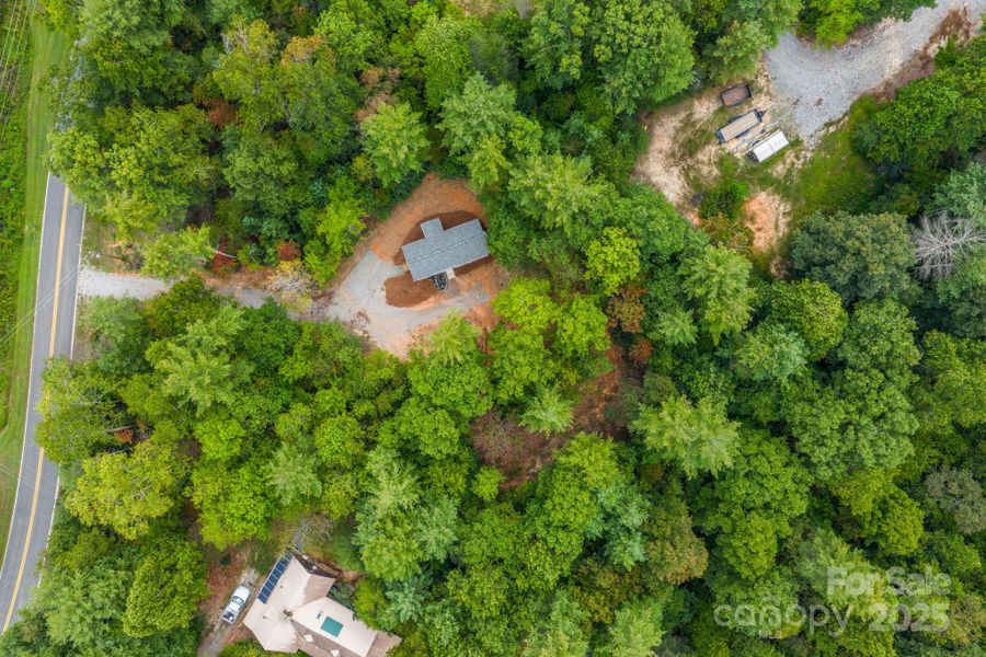 Aerial view of property