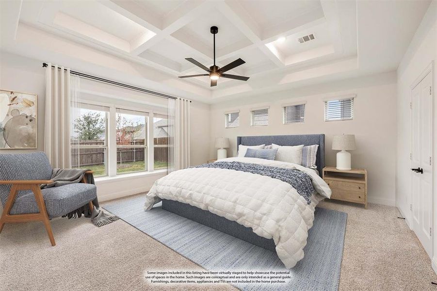 Furnished interior view inside a new home in Villages of Hurricane Creek, Anna (Image 10).