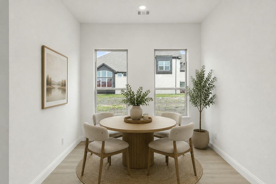 Furnished interior view inside a new home in Park Trails, Forney (Image 17).