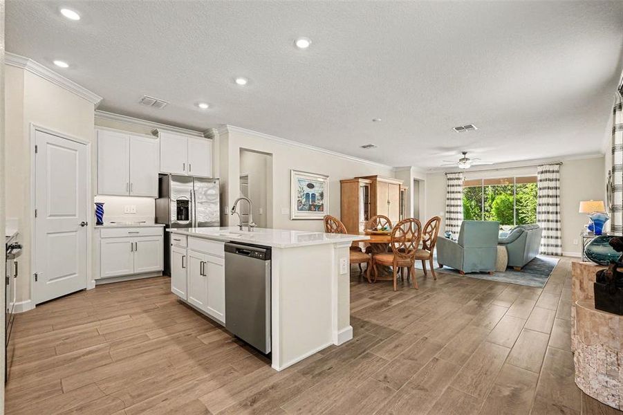 Furnished interior view inside a new home in Angeline Active Adult, Land O' Lakes (Image 13).