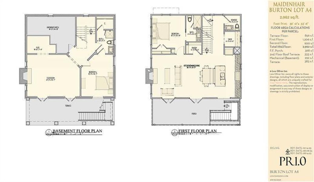 2D floor plan layout of this home in , Clarkesville, GA (Image 3).