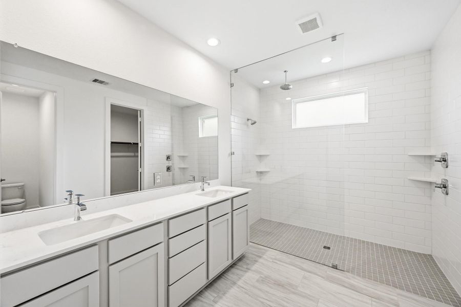 Furnished interior view inside a new home in Hills of Westlake, Conroe (Image 5).