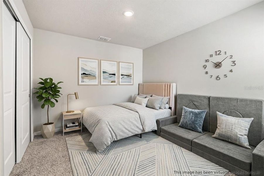Furnished interior view inside a new home in , Wesley Chapel (Image 32).