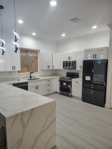 Furnished interior view inside a new home in , West Park (Image 4).