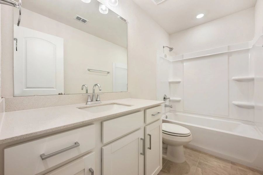 Furnished interior view inside a new home in Patterson Ranch, Georgetown (Image 11).