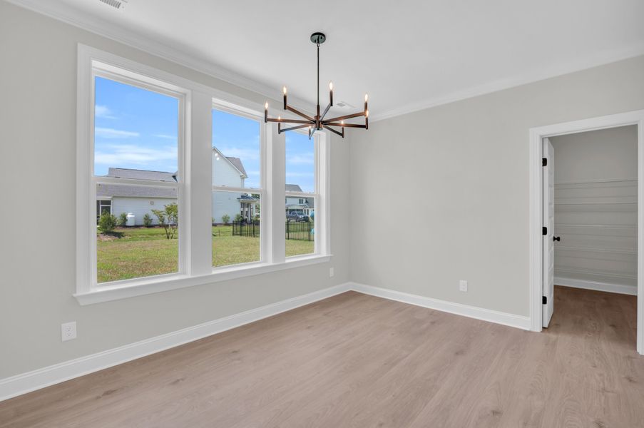 Representative unfurnished interior of a home built from the The Whitley by RobuckHomes in Windwater, Hampstead (Image 23).