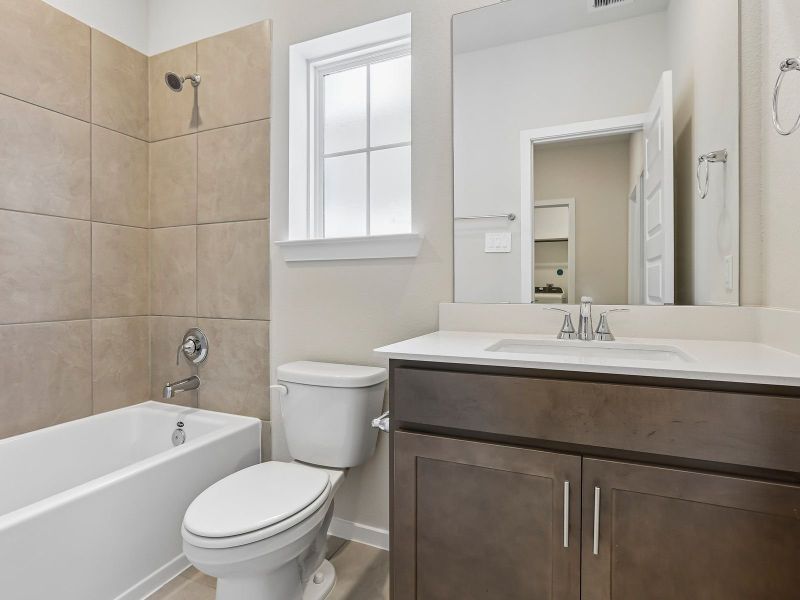 Furnished interior view inside a new home in Kemah Crossing - City Series, Kemah (Image 10). Furnished interior view inside a new home in Kemah Crossing - City Series, Kemah (Image 10).