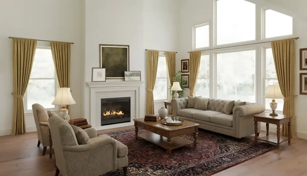 Furnished interior view inside a new home in Stonehaven, Winder (Image 10).