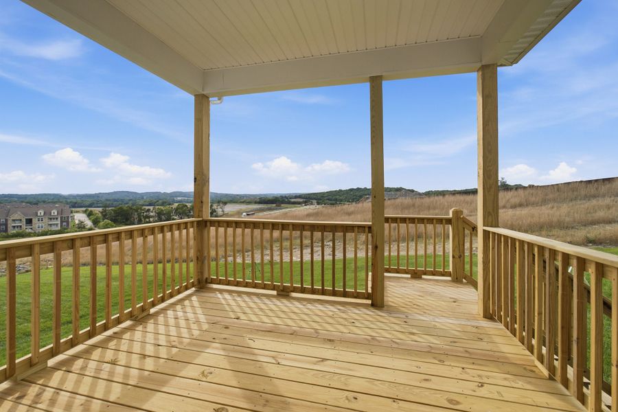Exterior details and patio area of a home in McCain's Station, Gallatin (Image 29).