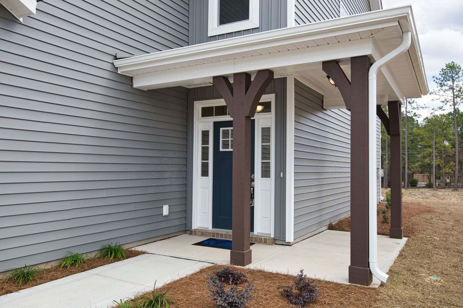 Representative exterior photo of a completed home built from the Springfield by Caviness & Cates Communities in Sutherland Station at Olde Liberty, Franklinton, NC (Image 82). Representative exterior photo of a completed home built from the Springfield by Caviness & Cates Communities in Sutherland Station at Olde Liberty, Franklinton, NC (Image 82).