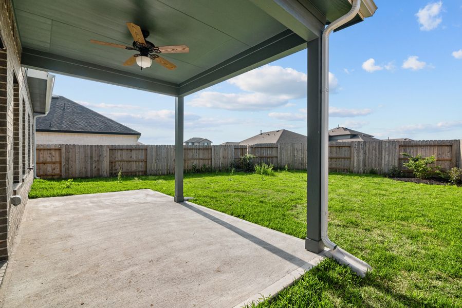The Waring III- Rear Covered Patio