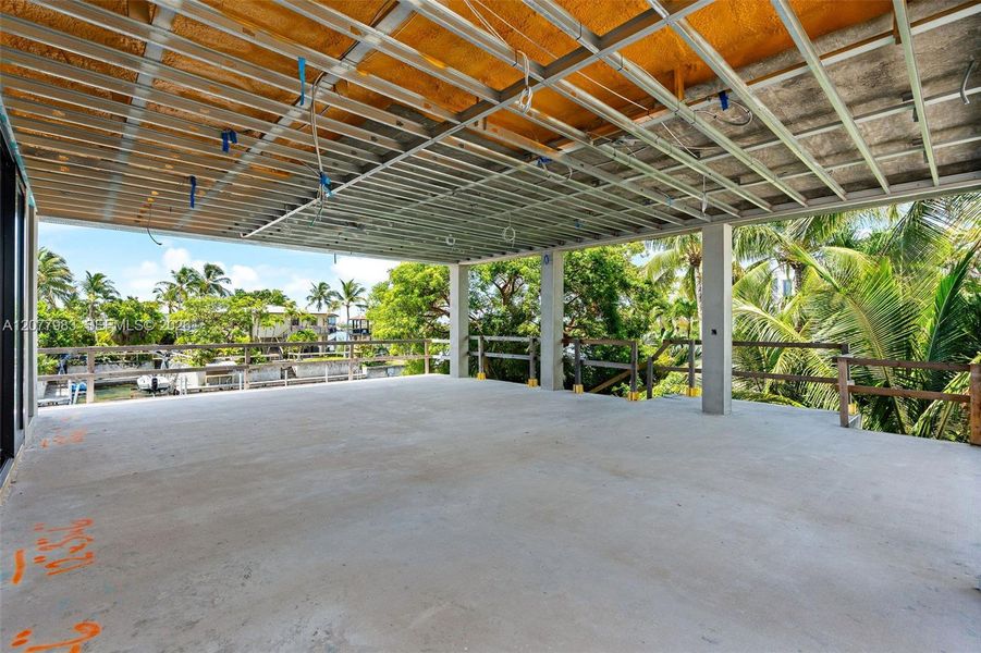 In-progress construction of a new home in , Islamorada, Village of Islands, FL (Image 27).