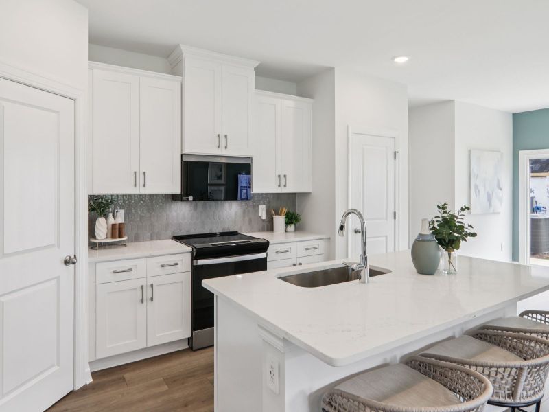 Furnished interior view inside a new home in Meadows at Wilson Farms - The Summit Series, Fort Mill (Image 10).