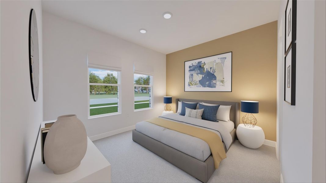 Furnished interior view inside a new home in Oakberry Trails, Waller (Image 12). Furnished interior view inside a new home in Oakberry Trails, Waller (Image 12).