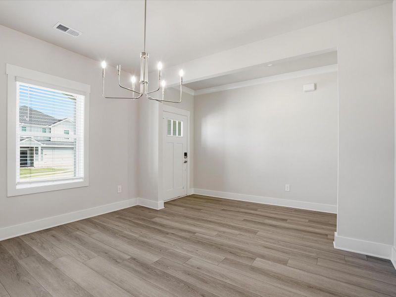 Spacious, unfurnished interior of a new home in Cedar Shoals - Signature Collection, Piedmont (Image 9). Spacious, unfurnished interior of a new home in Cedar Shoals - Signature Collection, Piedmont (Image 9).