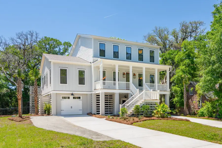 Front exterior of a new home in Beau Coast, Beaufort, NC, highlighting curb appeal (Image 5).