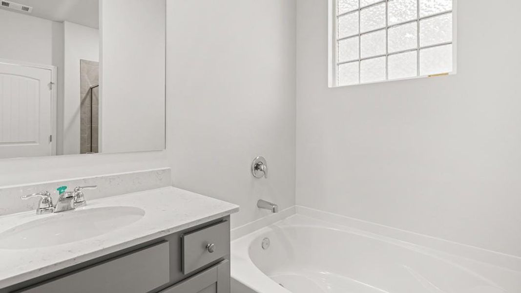 Furnished interior view inside a new home in Hamptons at Riverwood South, Dallas (Image 16).