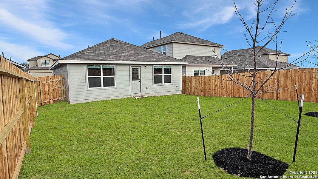 Front exterior of a new home in Hacienda, San Antonio, TX, highlighting curb appeal (Image 2). Front exterior of a new home in Hacienda, San Antonio, TX, highlighting curb appeal (Image 2).