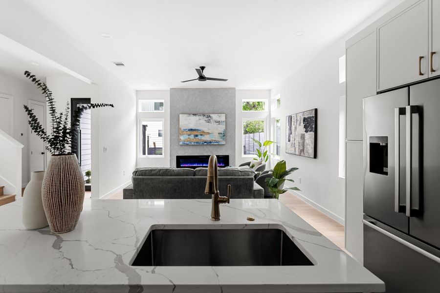 Furnished interior view inside a new home in , Austin (Image 9).
