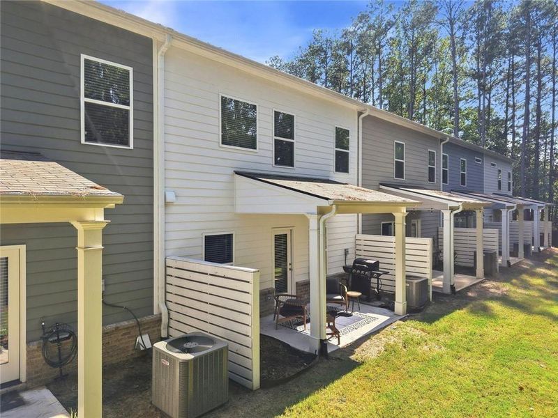 Exterior details and patio area of a home in , Sugar Hill (Image 28). Exterior details and patio area of a home in , Sugar Hill (Image 28).