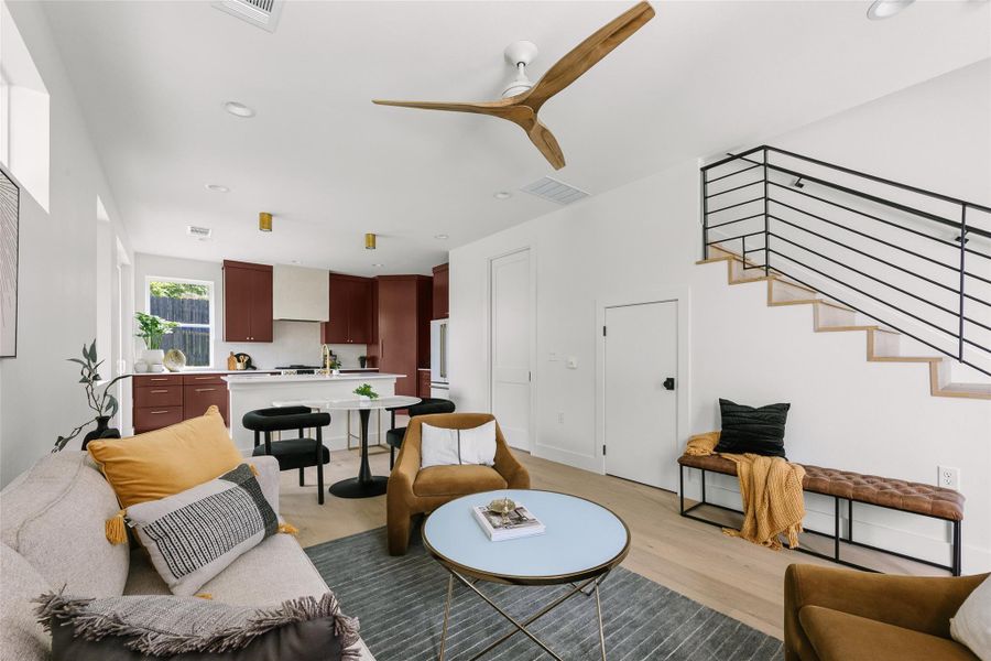 Furnished interior view inside a new home in , Austin (Image 12).