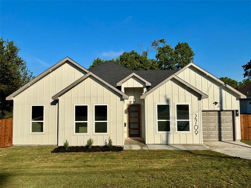 Front exterior of a new home in , Dallas, TX, highlighting curb appeal (Image 2). Front exterior of a new home in , Dallas, TX, highlighting curb appeal (Image 2).