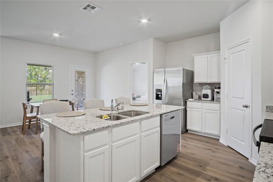 Furnished interior view inside a new home in , Fate (Image 15).