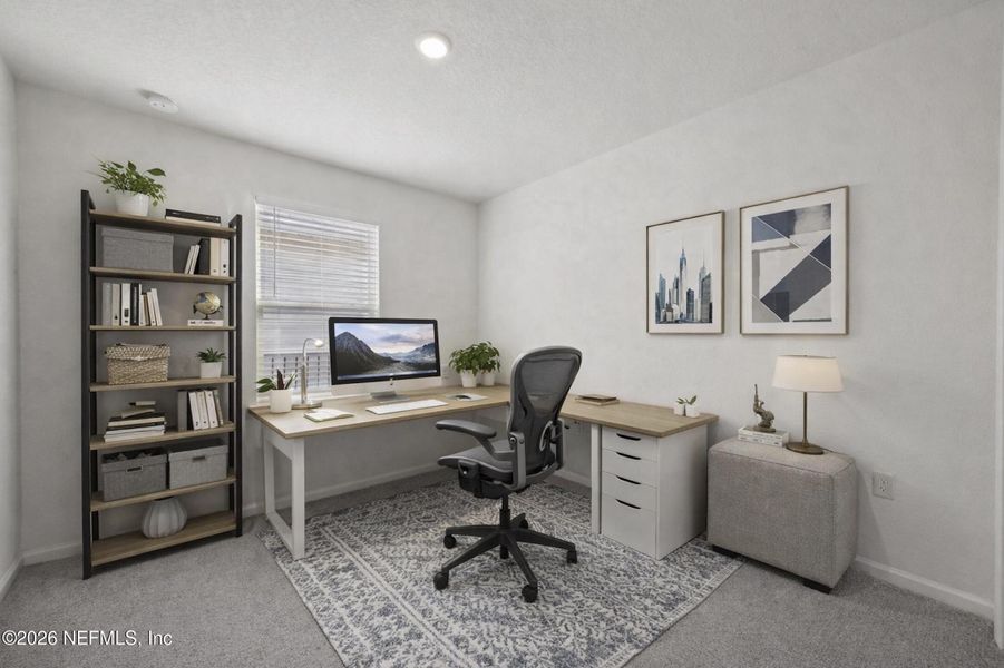 Furnished interior view inside a new home in Panther Creek, Jacksonville (Image 18). Furnished interior view inside a new home in Panther Creek, Jacksonville (Image 18).