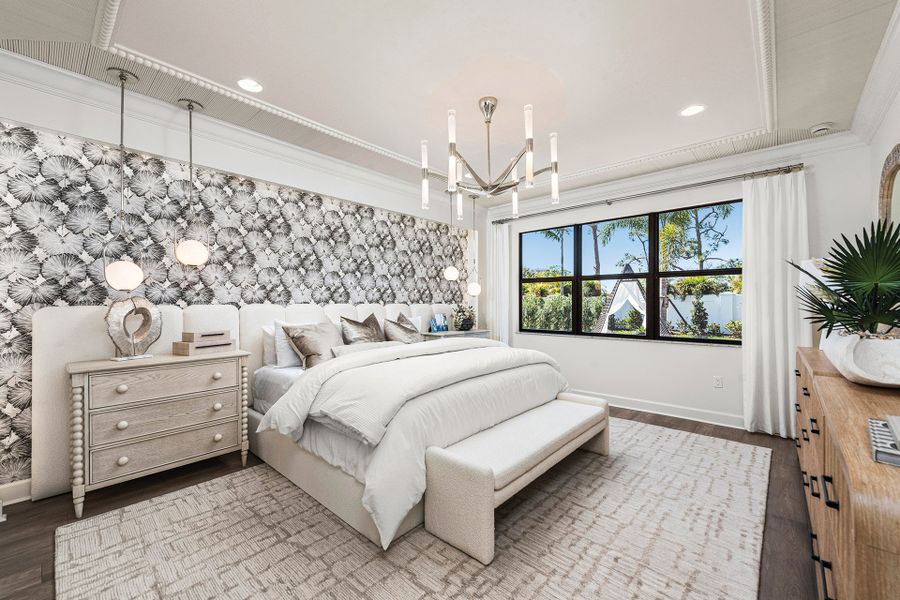 Representative furnished interior of a home built from the Grenada by GL Homes in Valencia Harbor (55+), Fort Myers (Image 10).