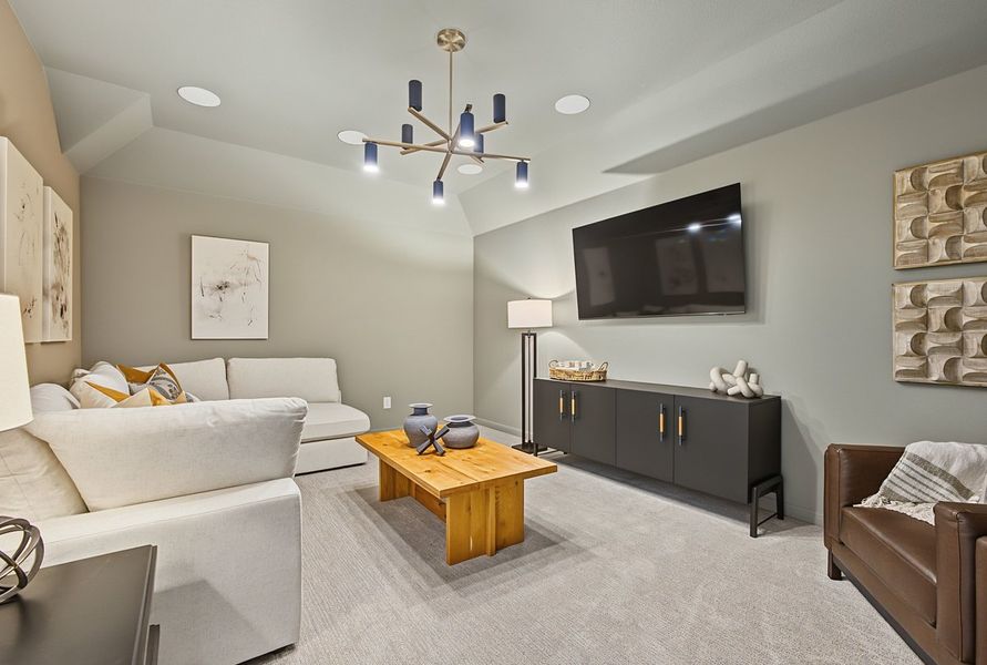 Furnished interior view inside a new home in Leonard Trails, Anna (Image 29).