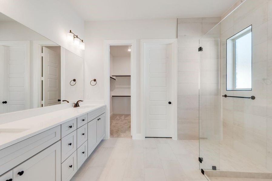 Furnished interior view inside a new home in Villages of Creekwood, Frisco (Image 9).