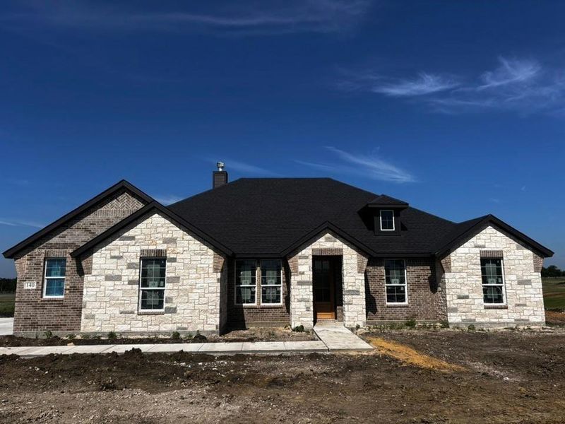 In-progress construction of a new home in Hillview Addition, Decatur, TX (Image 6).