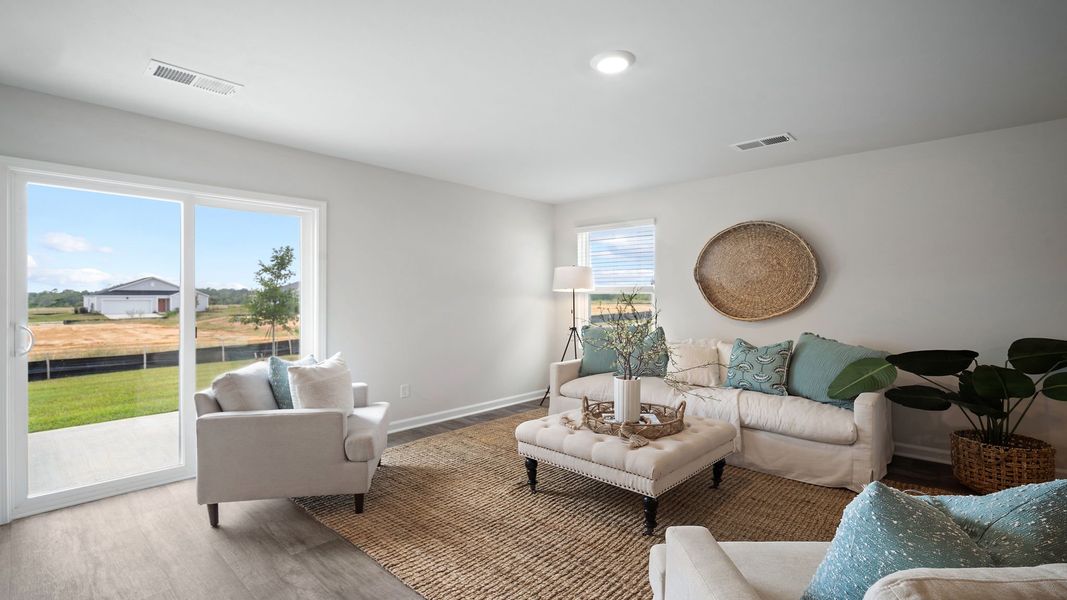 Furnished interior view inside a new home in Holly Oaks, Statesboro (Image 15).