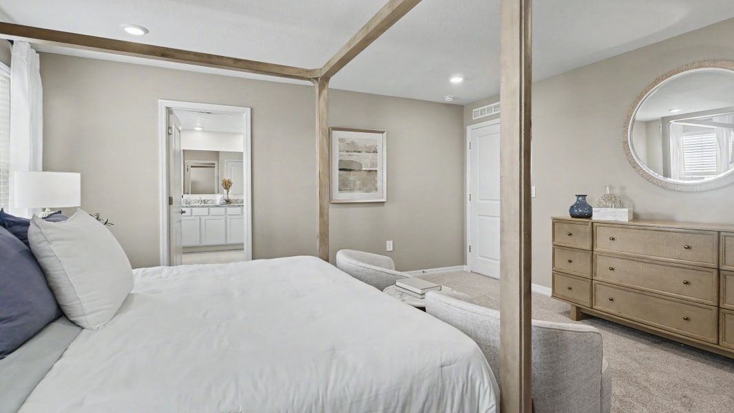 Furnished interior view inside a new home in Malabar Springs, Palm Bay (Image 30).