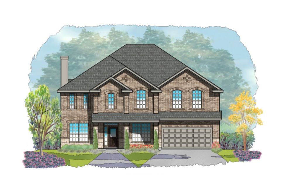 Representative rendering of the exterior for the Fort Worth by Steve Klein Custom Builder (Image 3). Representative rendering of the exterior for the Fort Worth by Steve Klein Custom Builder (Image 3).