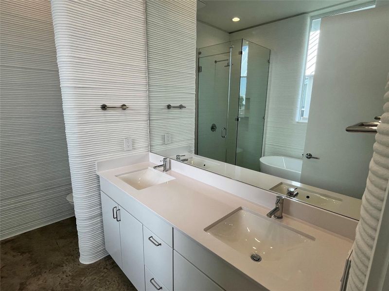 Furnished interior view inside a new home in Wolf Ranch: Genesis Collection, Georgetown (Image 9).