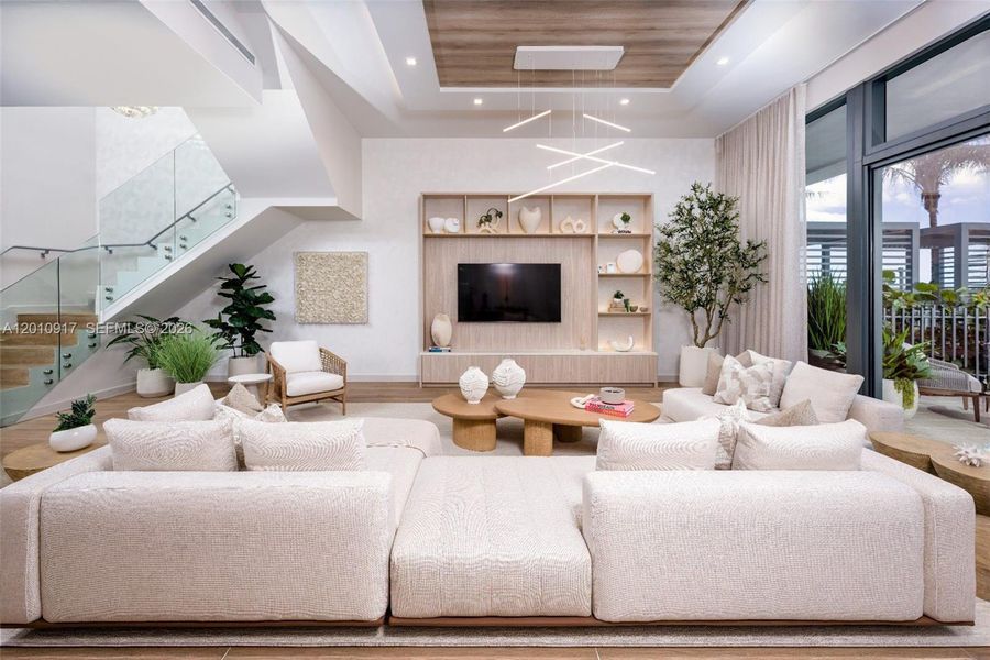 Furnished interior view inside a new home in Casamar, Pompano Beach (Image 7).