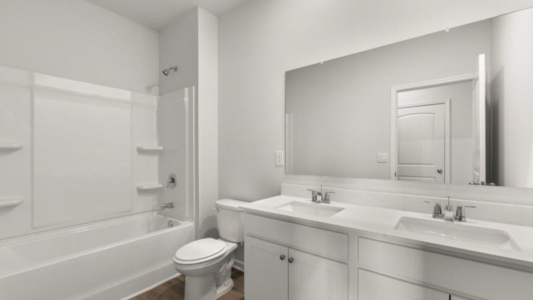 Furnished interior view inside a new home in Liberty Crossing, Braselton (Image 8).