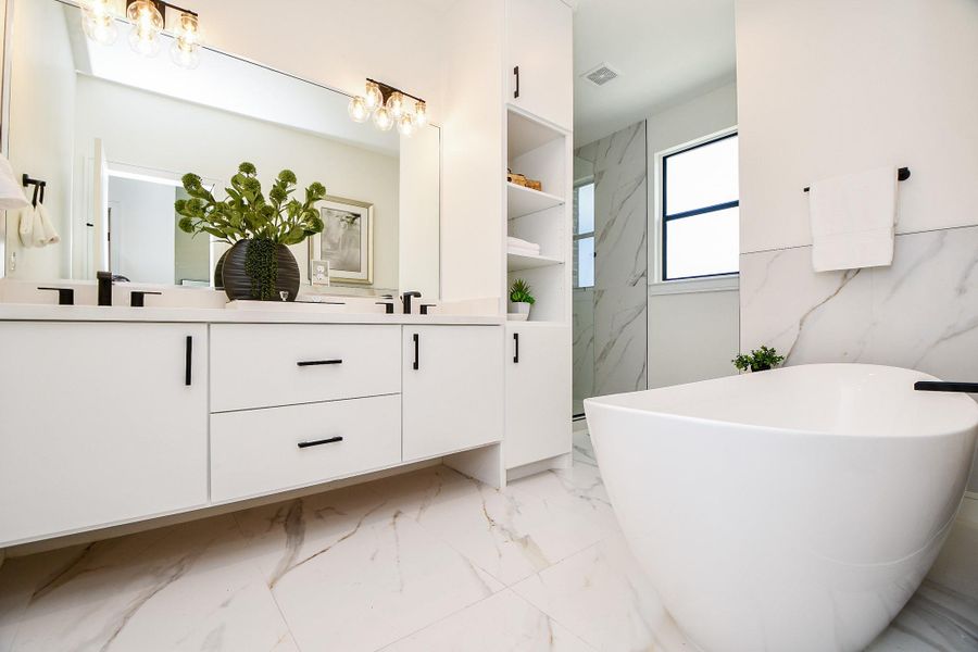 Furnished interior view inside a new home in , Houston (Image 13).