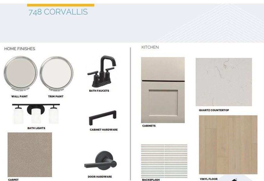 Sample of building materials used in homes in Cedar Brook, Leander (Image 3). Sample of building materials used in homes in Cedar Brook, Leander (Image 3).