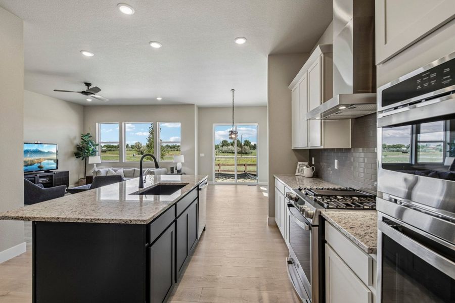 Furnished interior view inside a new home in Country Club Reserve – Fort Collins, Fort Collins (Image 9).