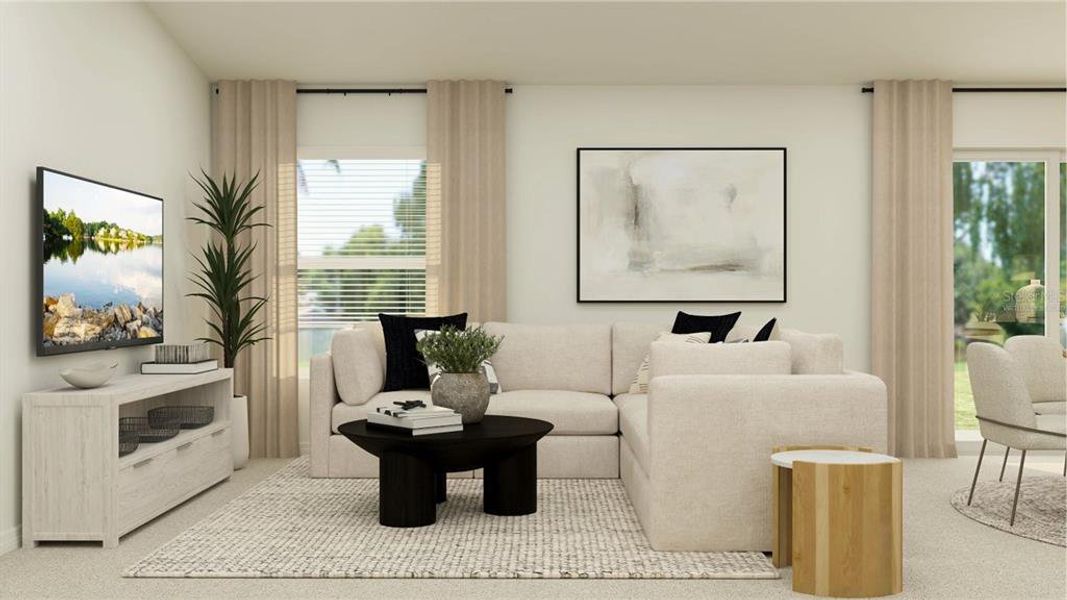 Furnished interior view inside a new home in , Eustis (Image 9). Furnished interior view inside a new home in , Eustis (Image 9).