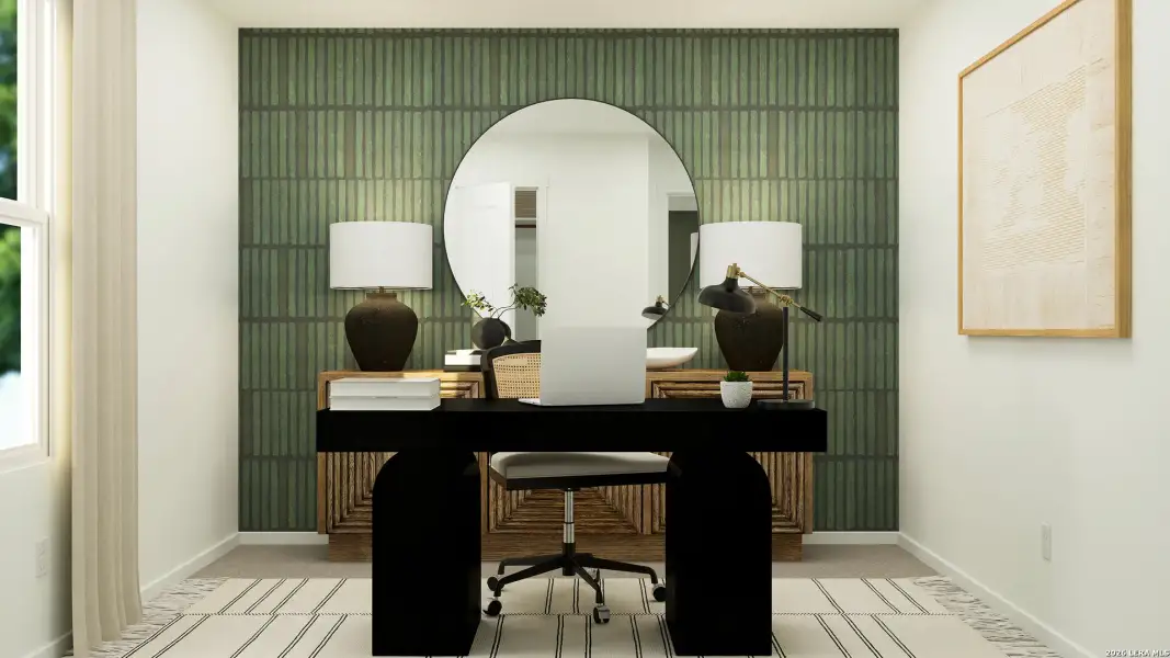 Furnished interior view inside a new home in Windridge, Kerrville (Image 11).
