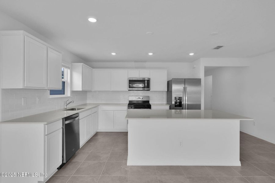 Furnished interior view inside a new home in Wells Landing, Jacksonville (Image 6). Furnished interior view inside a new home in Wells Landing, Jacksonville (Image 6).