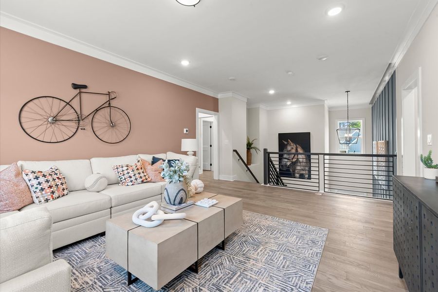 Representative furnished interior of a home built from the Trenton by Brock Built in The Shoal, Santa Rosa Beach (Image 35).