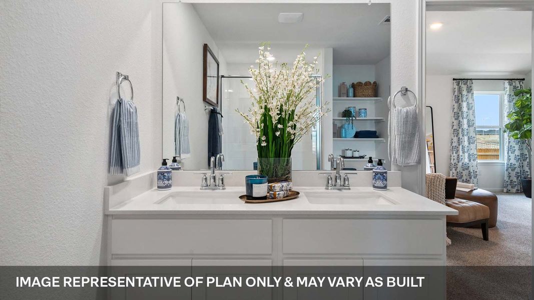 Furnished interior view inside a new home in Monarch Ranch, Manor (Image 32).