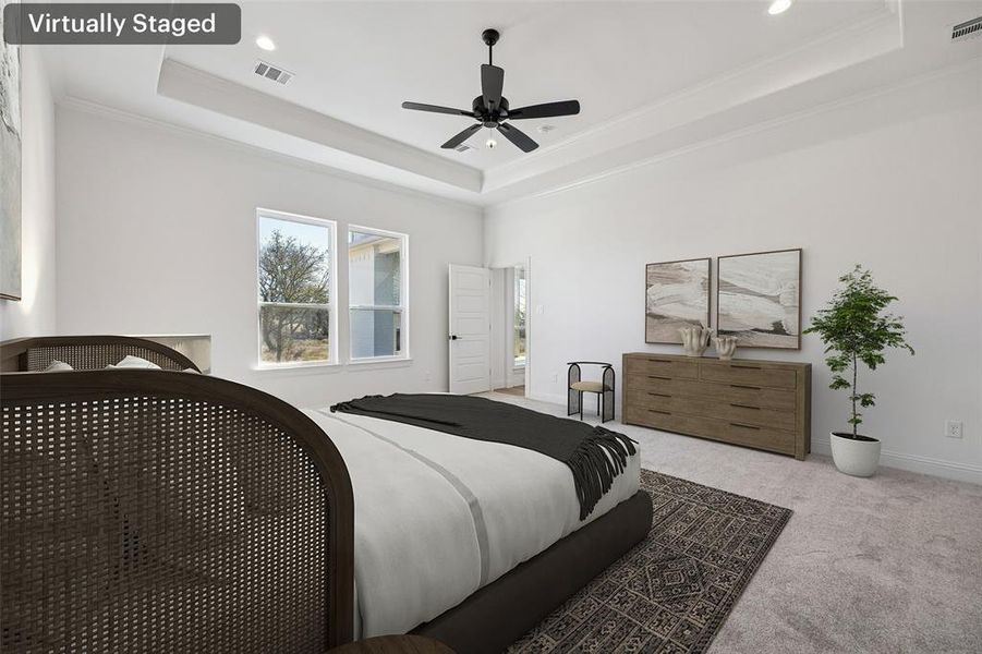 Furnished interior view inside a new home in , Azle (Image 17).