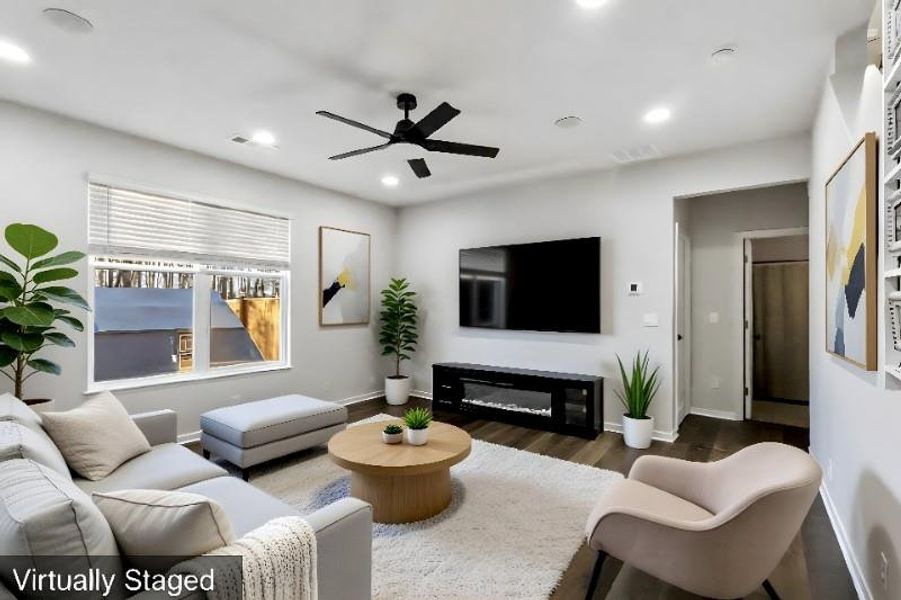 Furnished interior view inside a new home in , Dawsonville (Image 11).